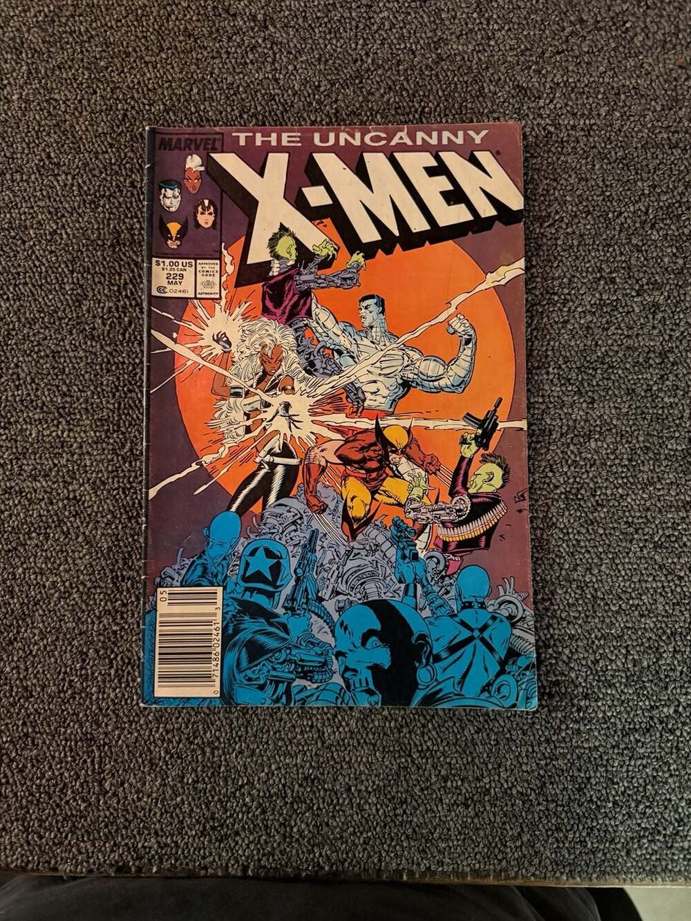 Marvel The Uncanny X-Men #229 May Comic Book
